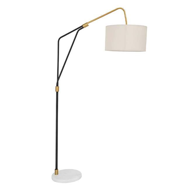 ALARA BLACK & WHITE FLOOR LAMP