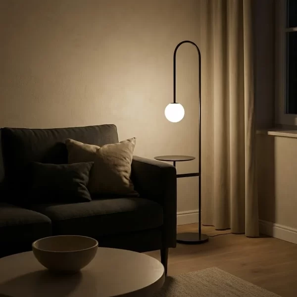 Flute floor lamp