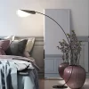 Curved Metal Floor Lamp