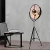 Black Fabric Floor Lamp