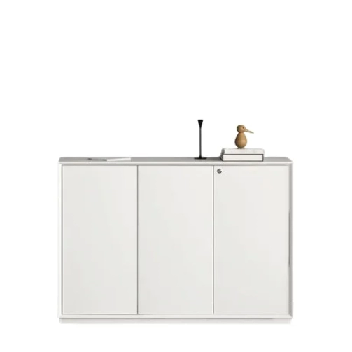 modern white office cabinet