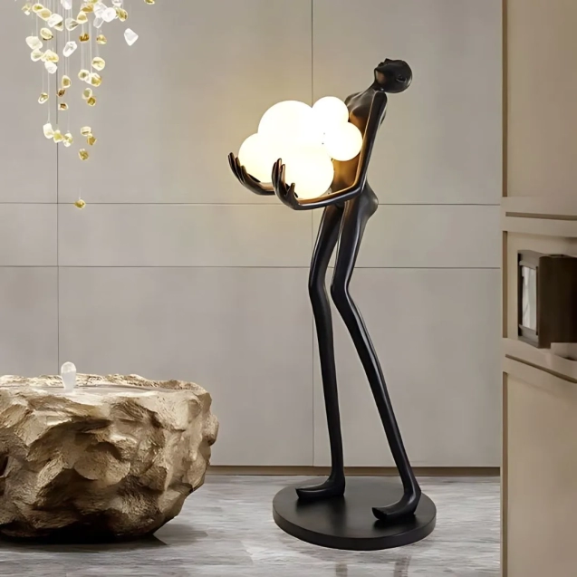 NOLLA BLACK FLOOR LAMP