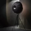 Black Fabric Floor Lamp