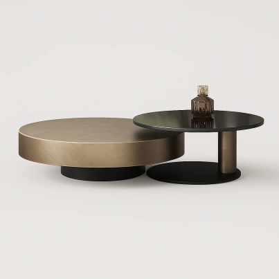 Gold Coffee Table Set