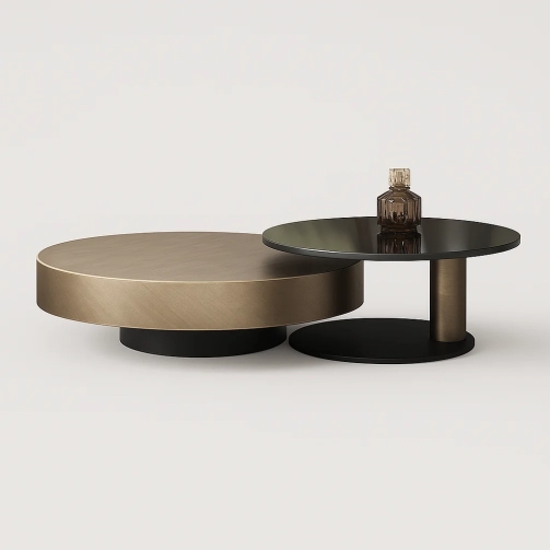 Gold Coffee Table Set