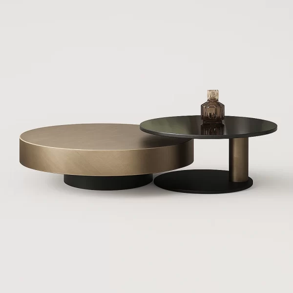 Gold Coffee Table Set