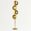 Gold Metal Floor Lamp