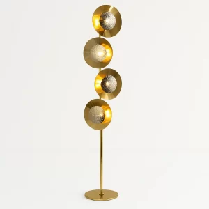 Gold Metal Floor Lamp