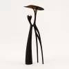 Black Figurine Floor Lamp