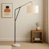 Black Gold Fabric Lamp