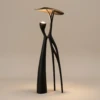 Black Figurine Floor Lamp