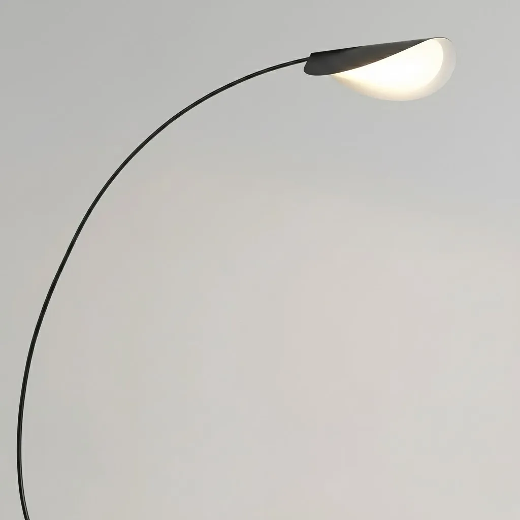 Brass floor light
