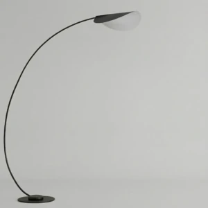 Brass floor light