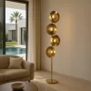 Gold Metal Floor Lamp