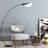 Curved Metal Floor Lamp