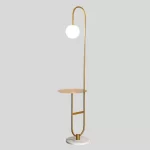 CLIO GOLD METAL FLOOR LAMP