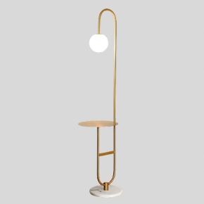 CLIO GOLD METAL FLOOR LAMP