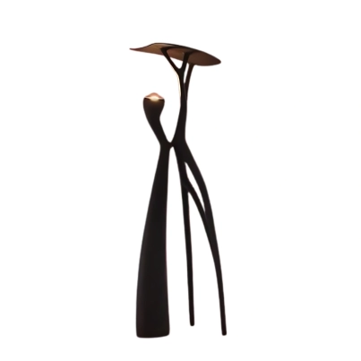 LORA BLACK FLOOR LAMP