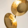 Gold Metal Floor Lamp