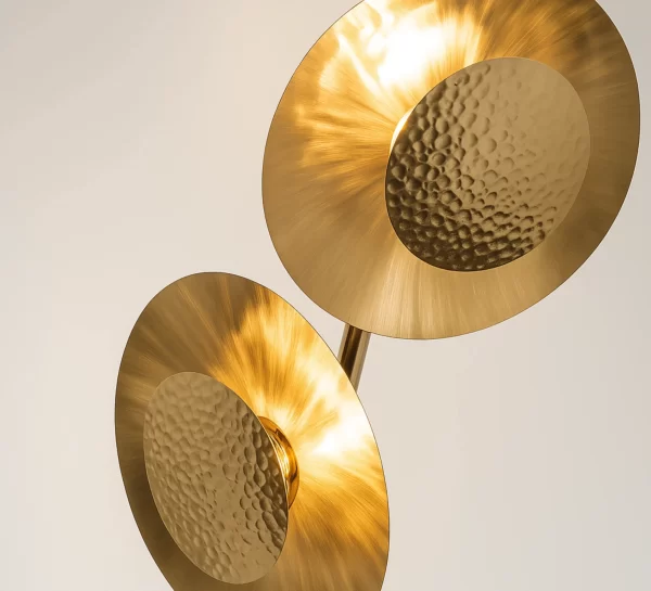 Gold Metal Floor Lamp