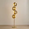 Gold Metal Floor Lamp