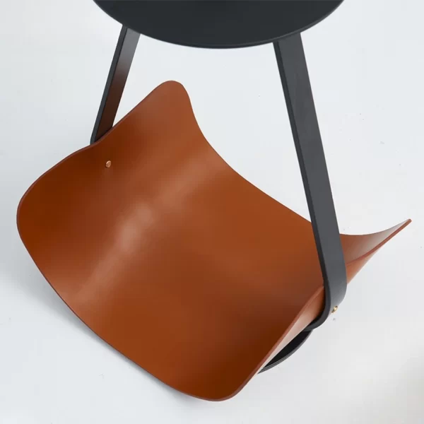 Black Brown Side Table