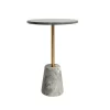 Grey Gold Side Table