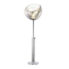 SPIRAL SILVER FLOOR LAMP