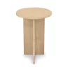 Beige Travertine Side Table