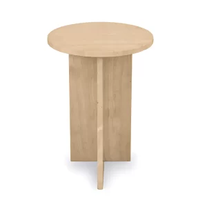 TRAVERTINE SIDE TABLE