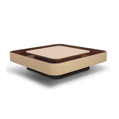 MACO MARBLE WOOD COFFEE TABLE