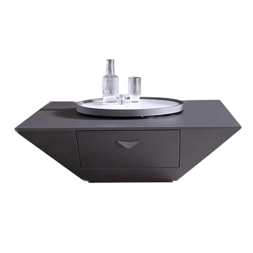 VALENCIA BLACK WOOD COFFEE TABLE WITH DRAWER