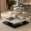 Square Marble Coffee Table - Ash | Perfect Design | Majestic