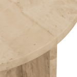 Travertine Side Table