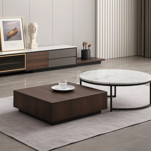 Walnut Nested Coffee Table