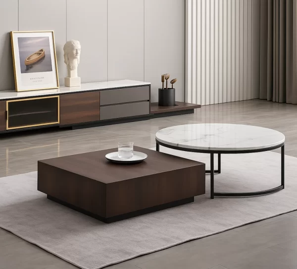 Walnut Nested Coffee Table