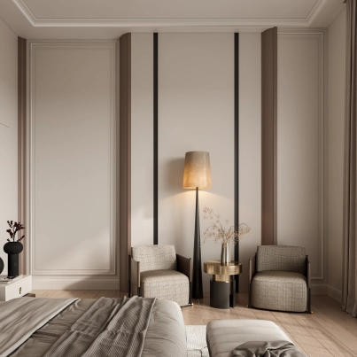 Modern Grey Armchair