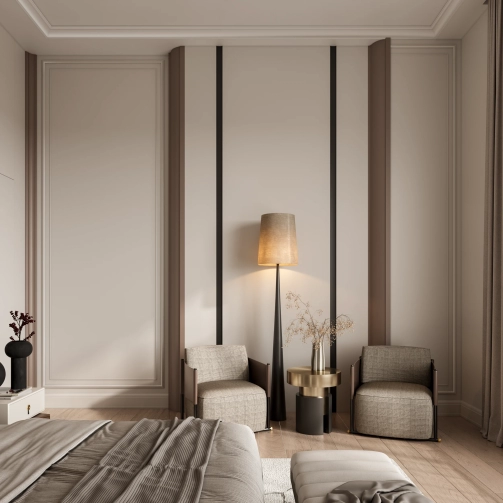 Modern Grey Armchair