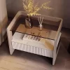 Modern Beige Nightstand