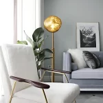 Spriral Floor Light Gold