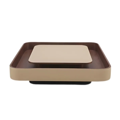 Faux Leather Coffee Table