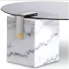 White Glass Coffee Table