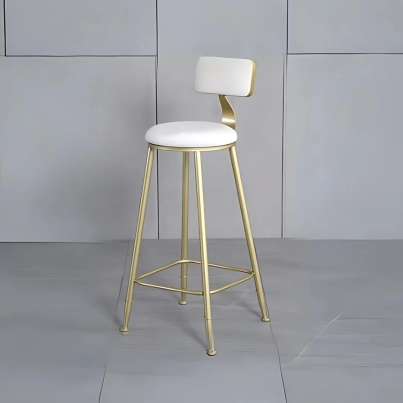 ERWAN DINING STOOL GOLD LEGS