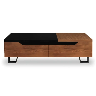 VALINA MULTIFUNCTION WOODEN COFFEE TABLE WITH DRAWERS