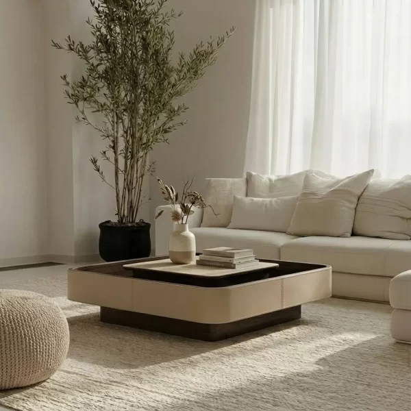 Maco wood coffee table
