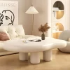 CLOUD WHITE WOOD COFFEE TABLE