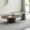 RANOL WOOD COFFEE & SIDE TABLE