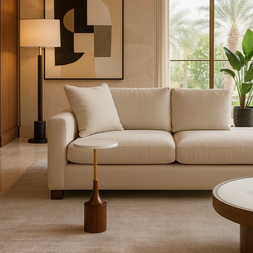 Modern Gold Round Table
