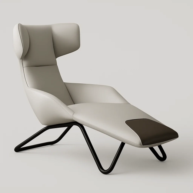 Modern Faux Leather Chair