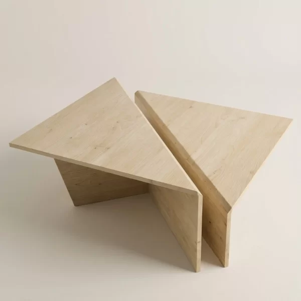 Triangular coffee table